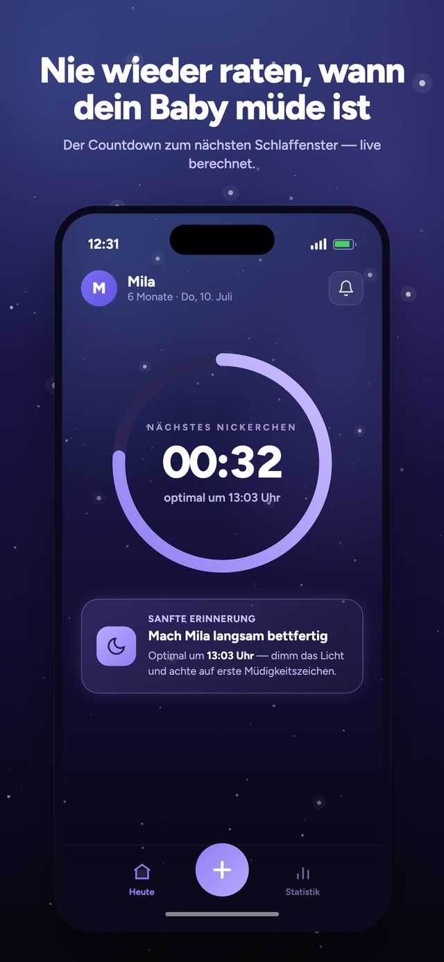 Moonsleep-App-Screen 1 von 6