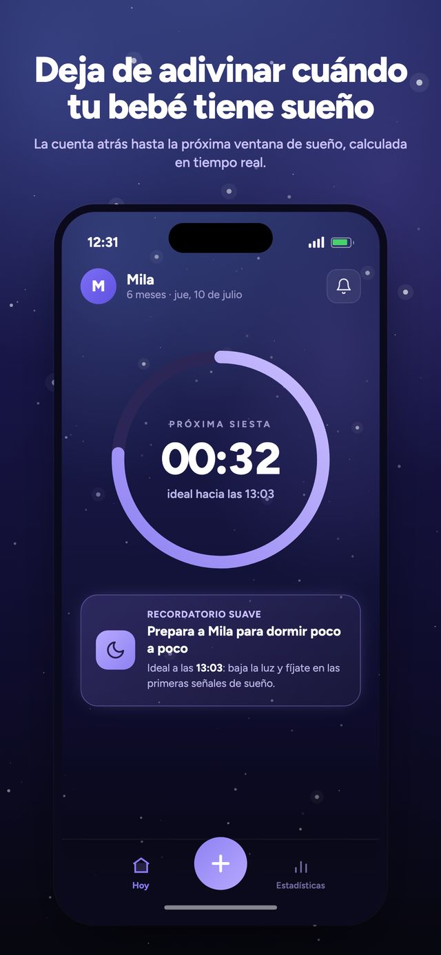 Pantalla 1 de 6 de la app Moonsleep