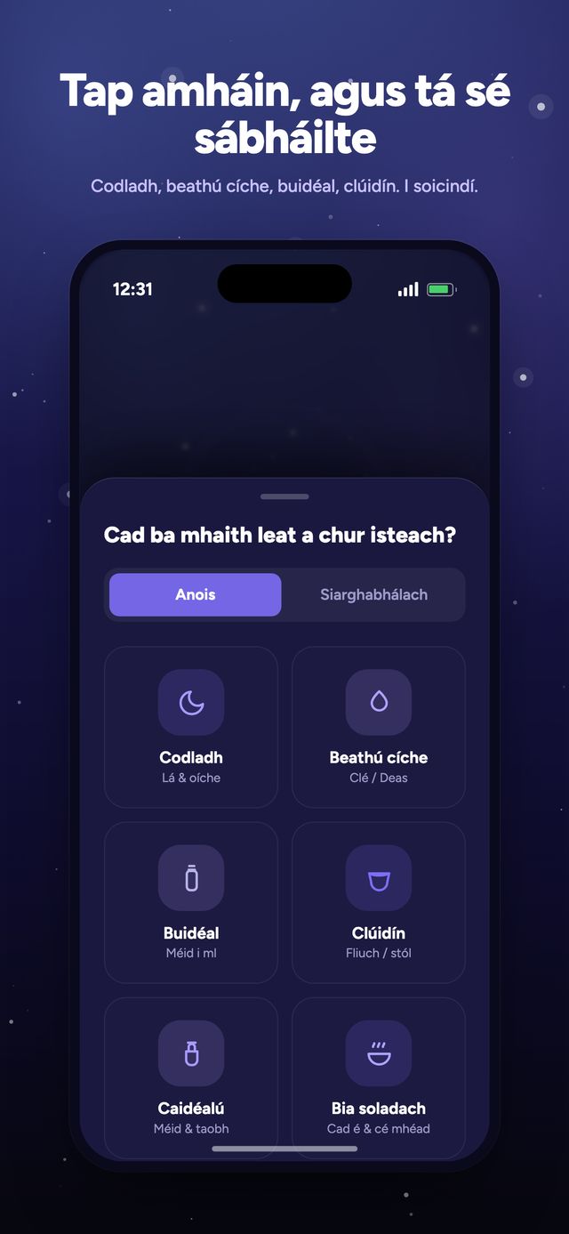 Scáileán aip Moonsleep 2 as 6