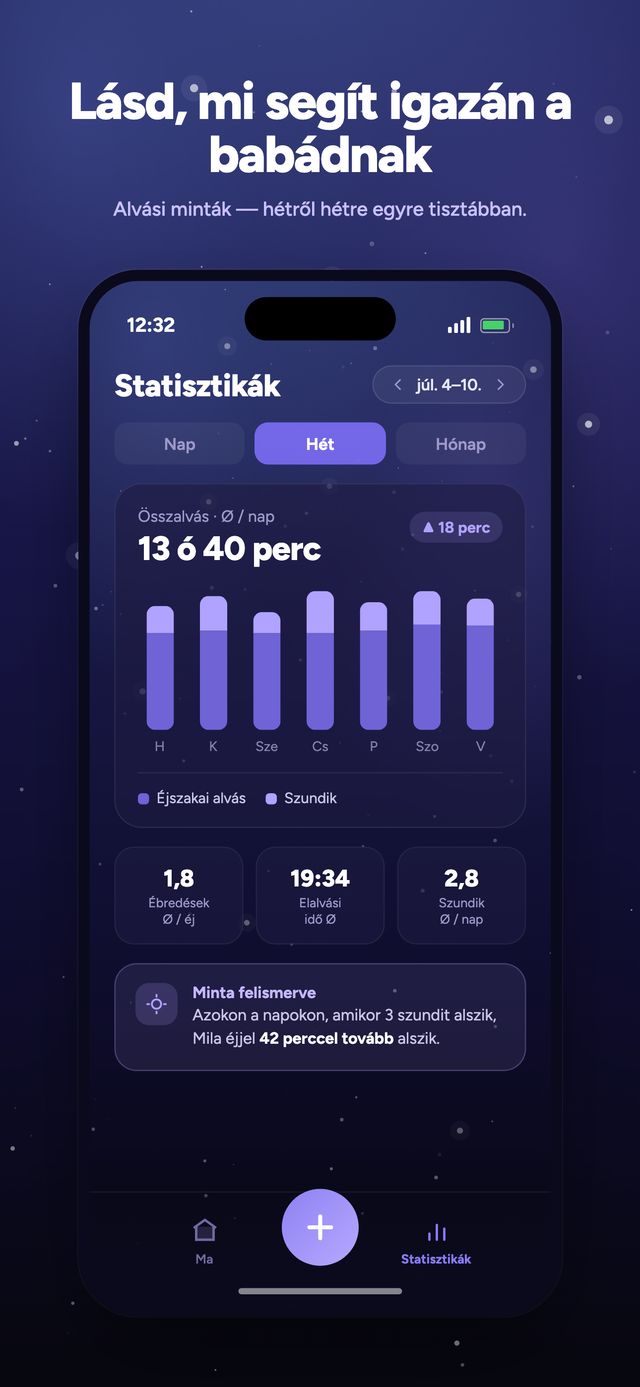 A Moonsleep app 5. képernyője a 6-ból