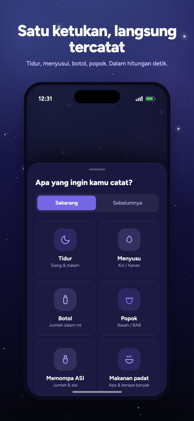 Layar aplikasi Moonsleep 2 dari 6