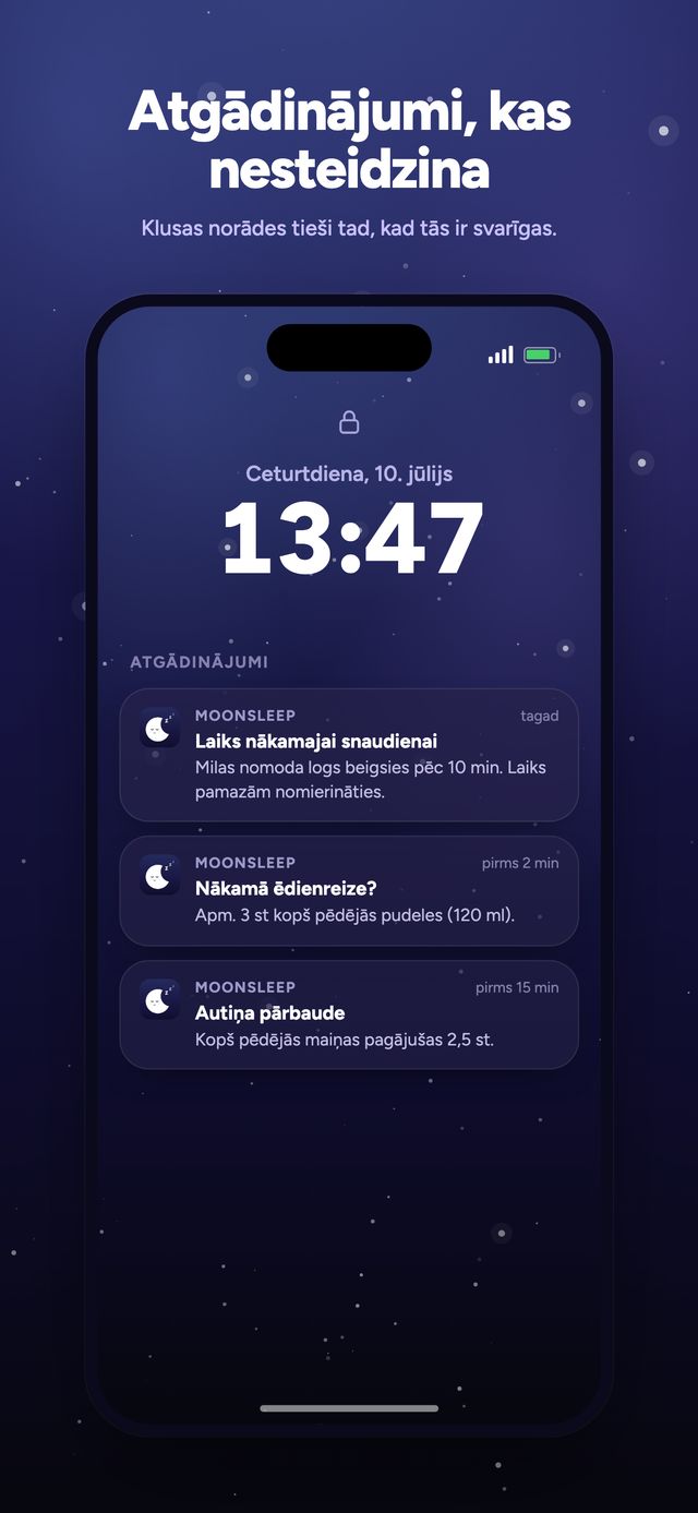 Moonsleep lietotnes ekrāns 6 no 6