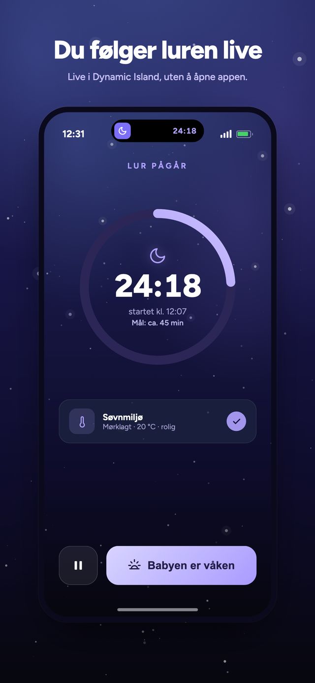 Moonsleep-appskjerm 4 av 6