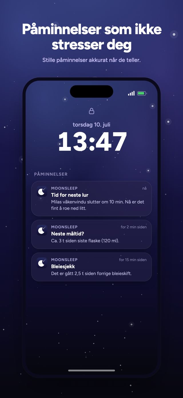 Moonsleep-appskjerm 6 av 6