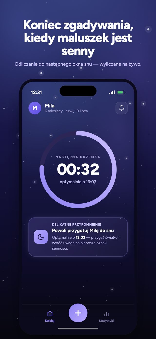 Ekran aplikacji Moonsleep 1 z 6