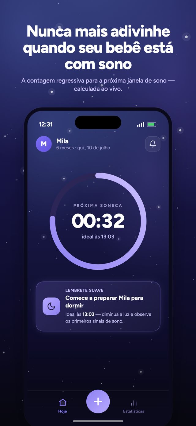 Tela 1 de 6 do app Moonsleep
