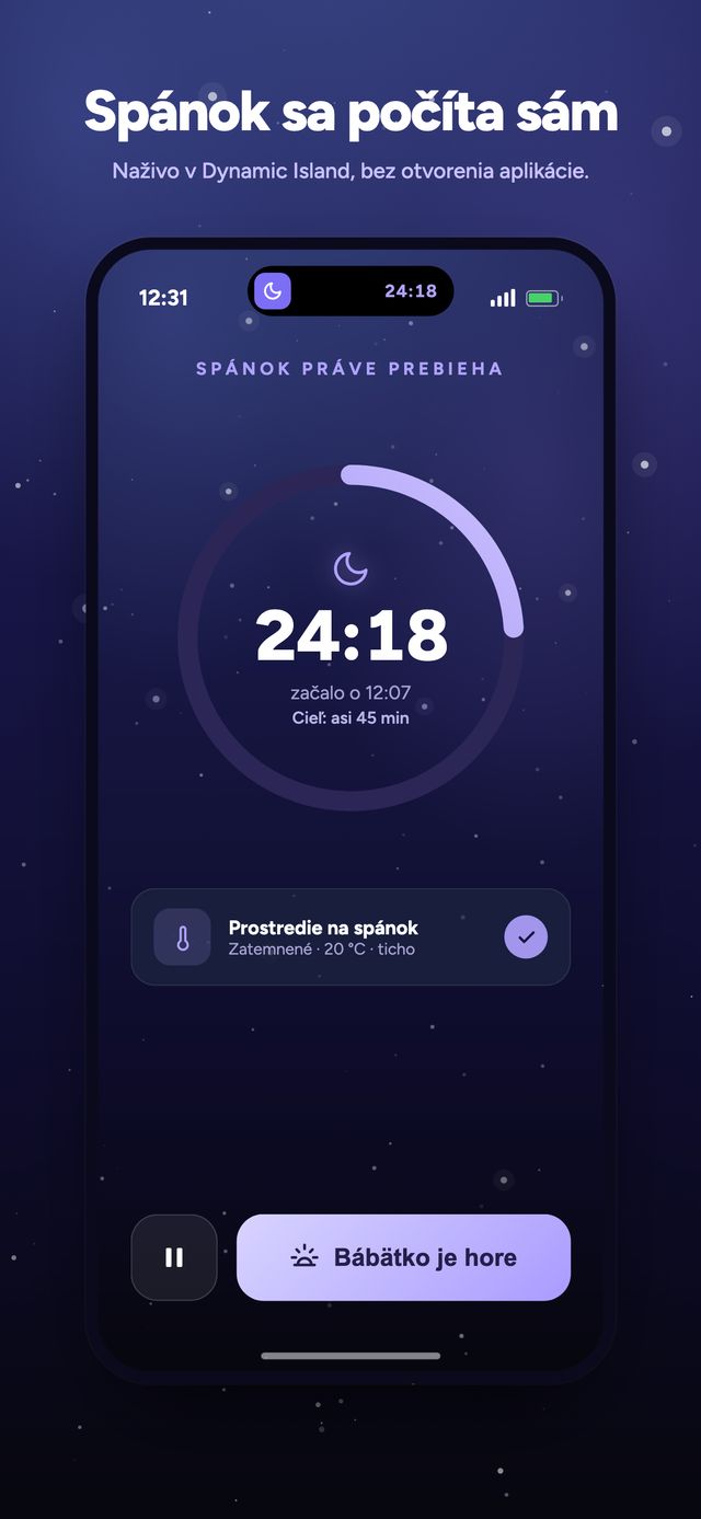 Obrazovka aplikácie Moonsleep 4 zo 6