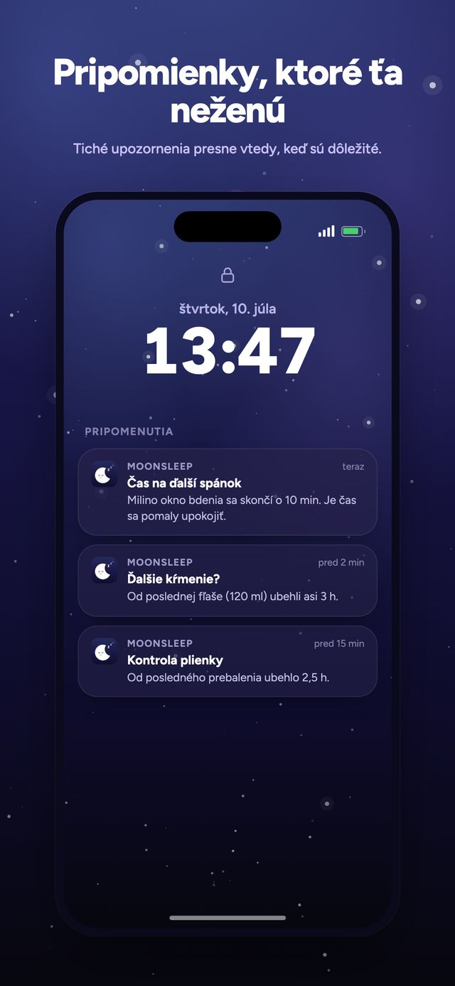 Obrazovka aplikácie Moonsleep 6 zo 6