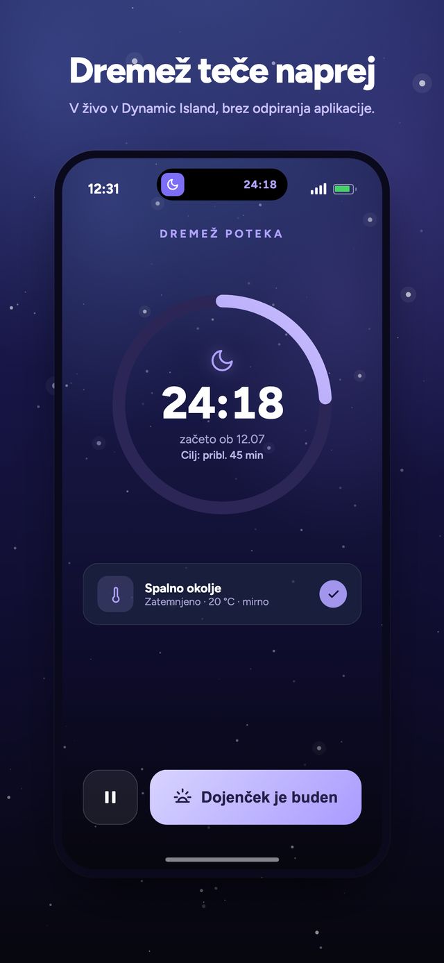 Zaslon aplikacije Moonsleep 4 od 6
