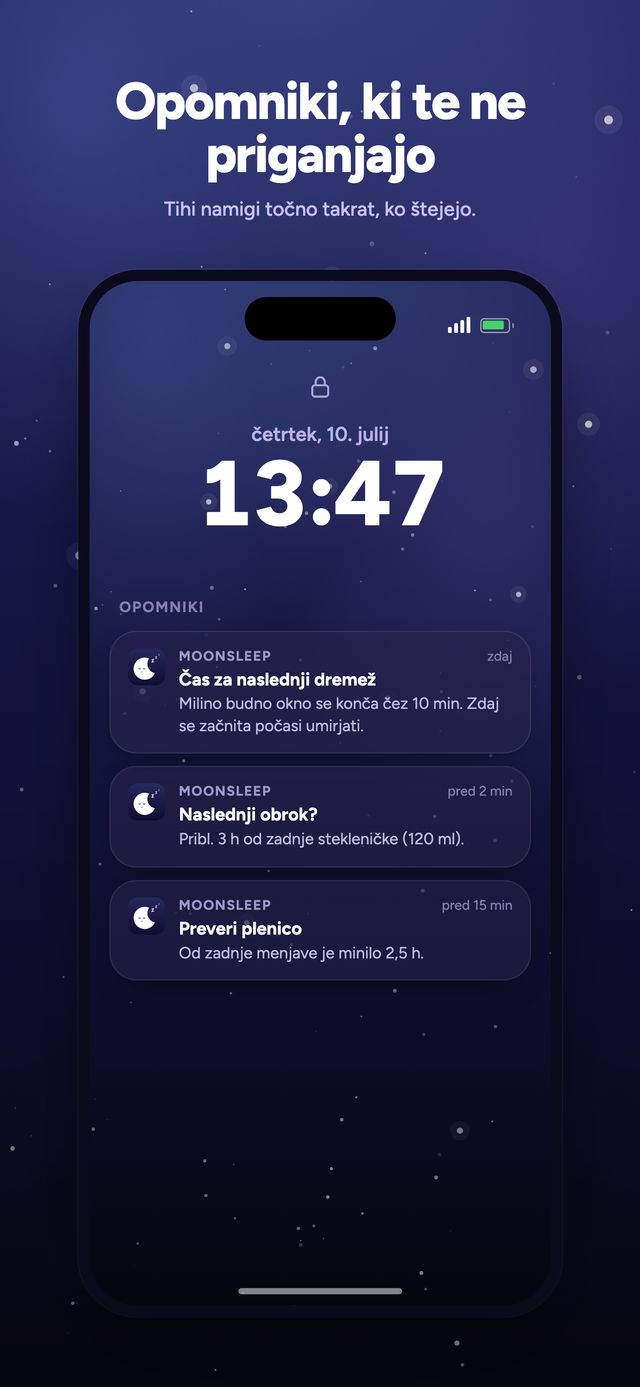 Zaslon aplikacije Moonsleep 6 od 6