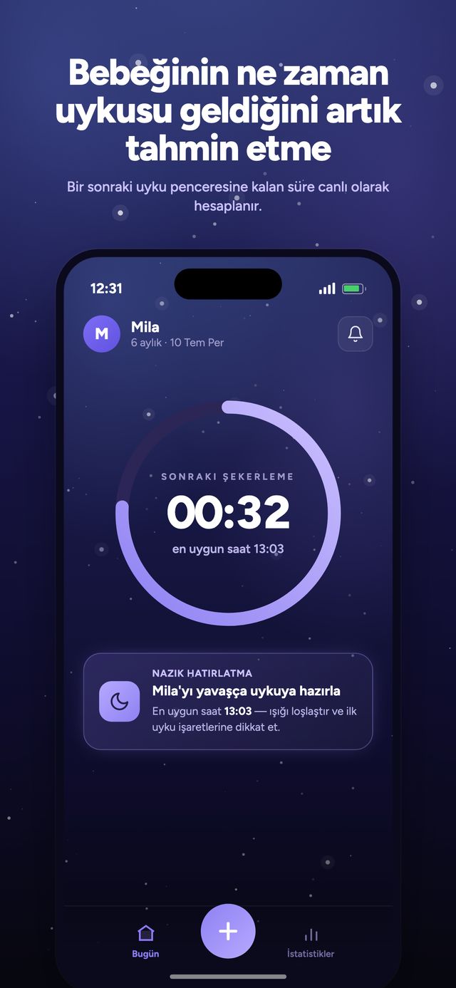 Moonsleep uygulama ekranı 1 / 6