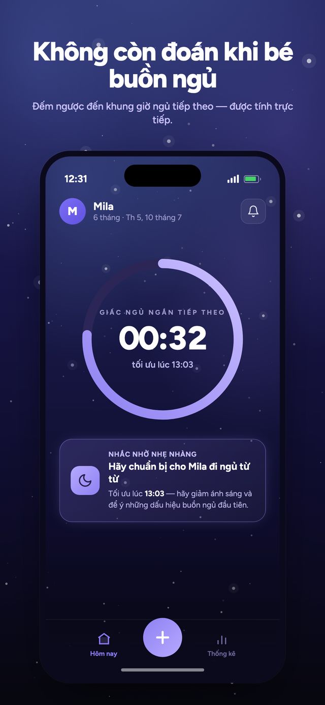 Màn hình 1 trong 6 của ứng dụng Moonsleep
