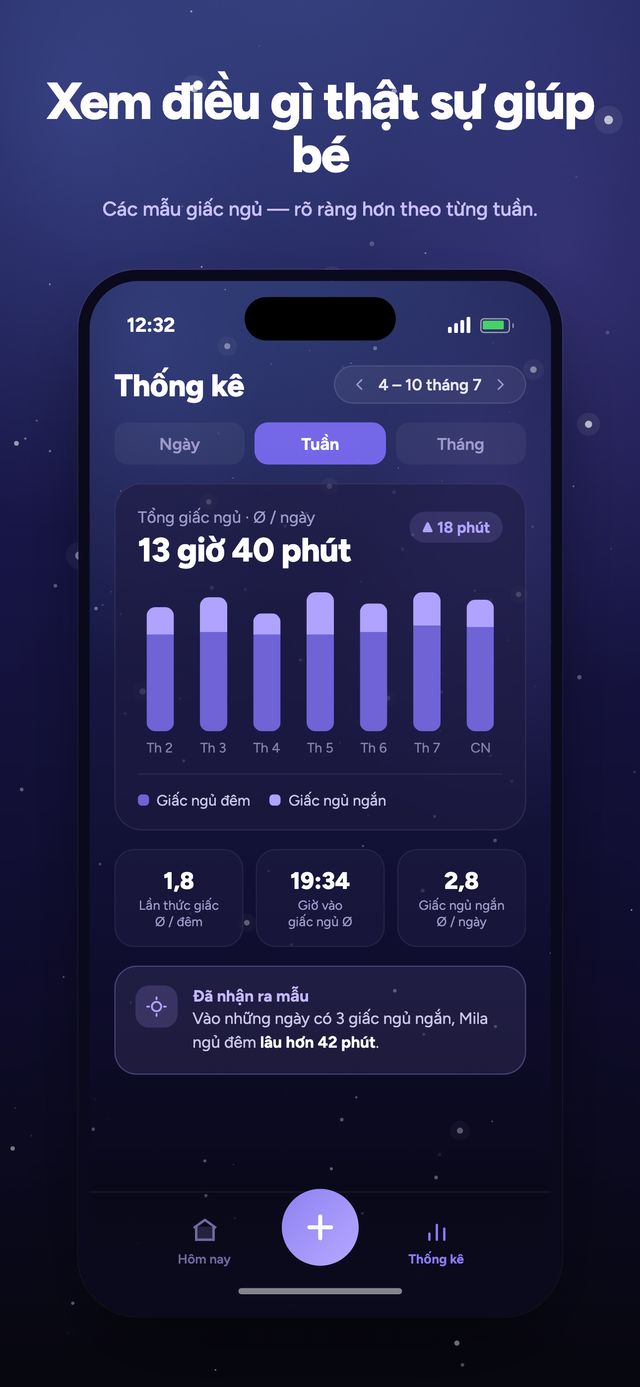 Màn hình 5 trong 6 của ứng dụng Moonsleep